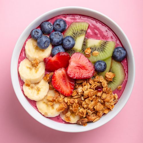 Pitaya Smoothie Bowl with Soul Organics Red Dagon Fruit Powder